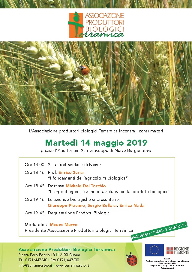 Il 14 maggio a Neive Terramica incontra i consumatori